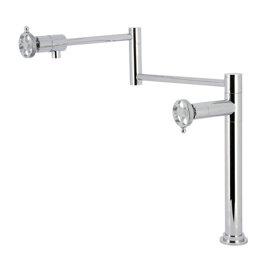 Webb Pot Filler Faucet in Polished Chrome