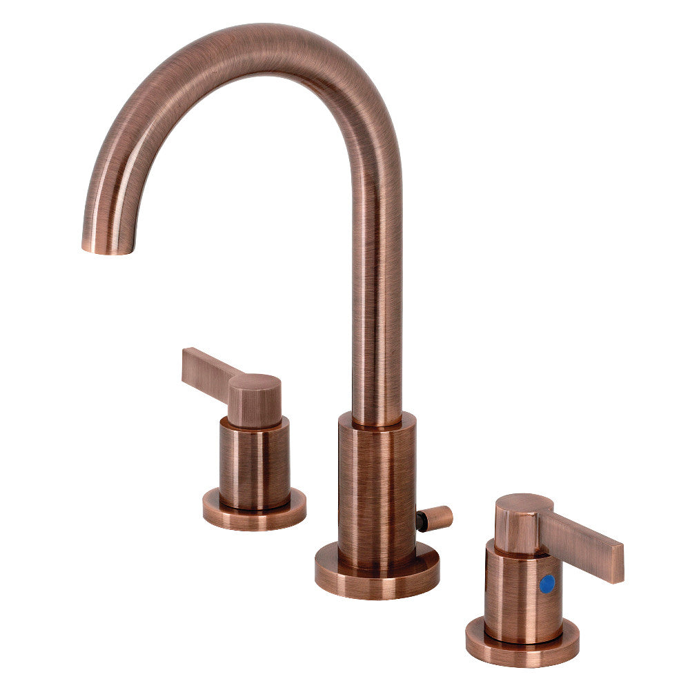 NuvoFusion Widespread Bathroom Faucet in Antique Copper