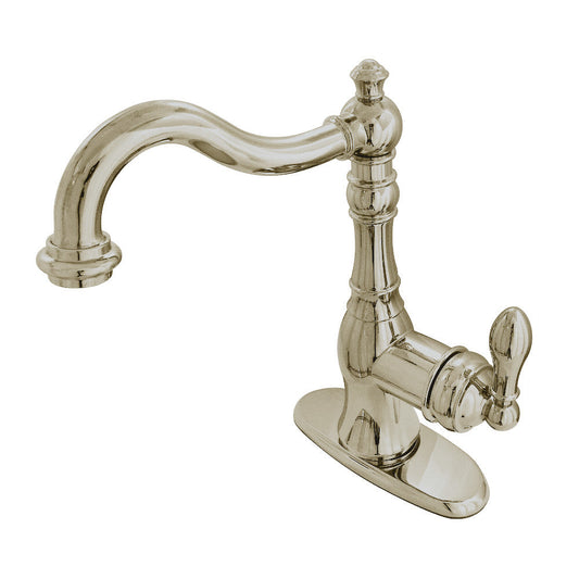 American Classic 4 Inch Centerset Bathroom Faucet in Brushed Nickel