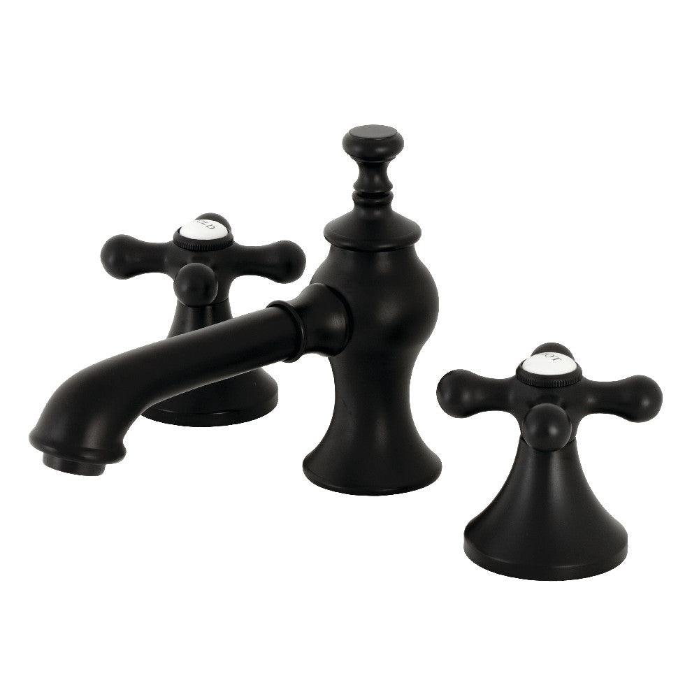 Vintage Widespread Bathroom Faucet in Matte Black