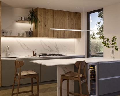 60'' slim linear pendant, 5CCT