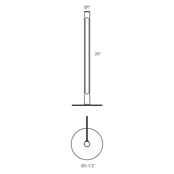 DALS Connect Smart Wi-Fi Digital Table Lamp