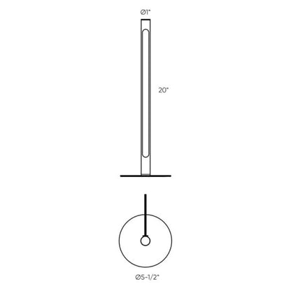 DALS Connect Smart Wi-Fi Digital Table Lamp