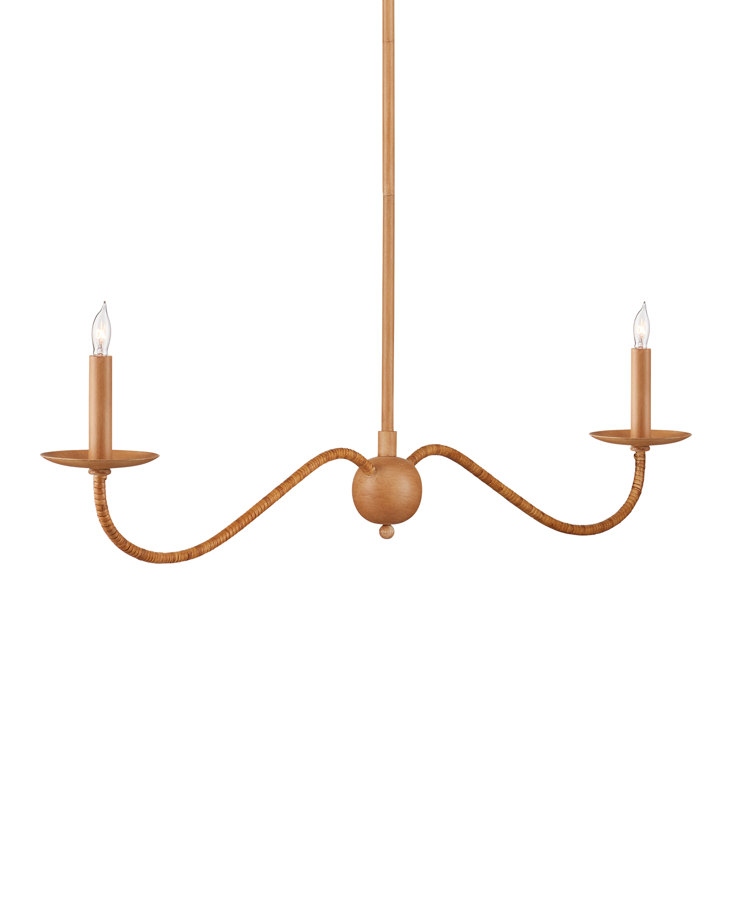 Saxon Linear Tan  Chandelier