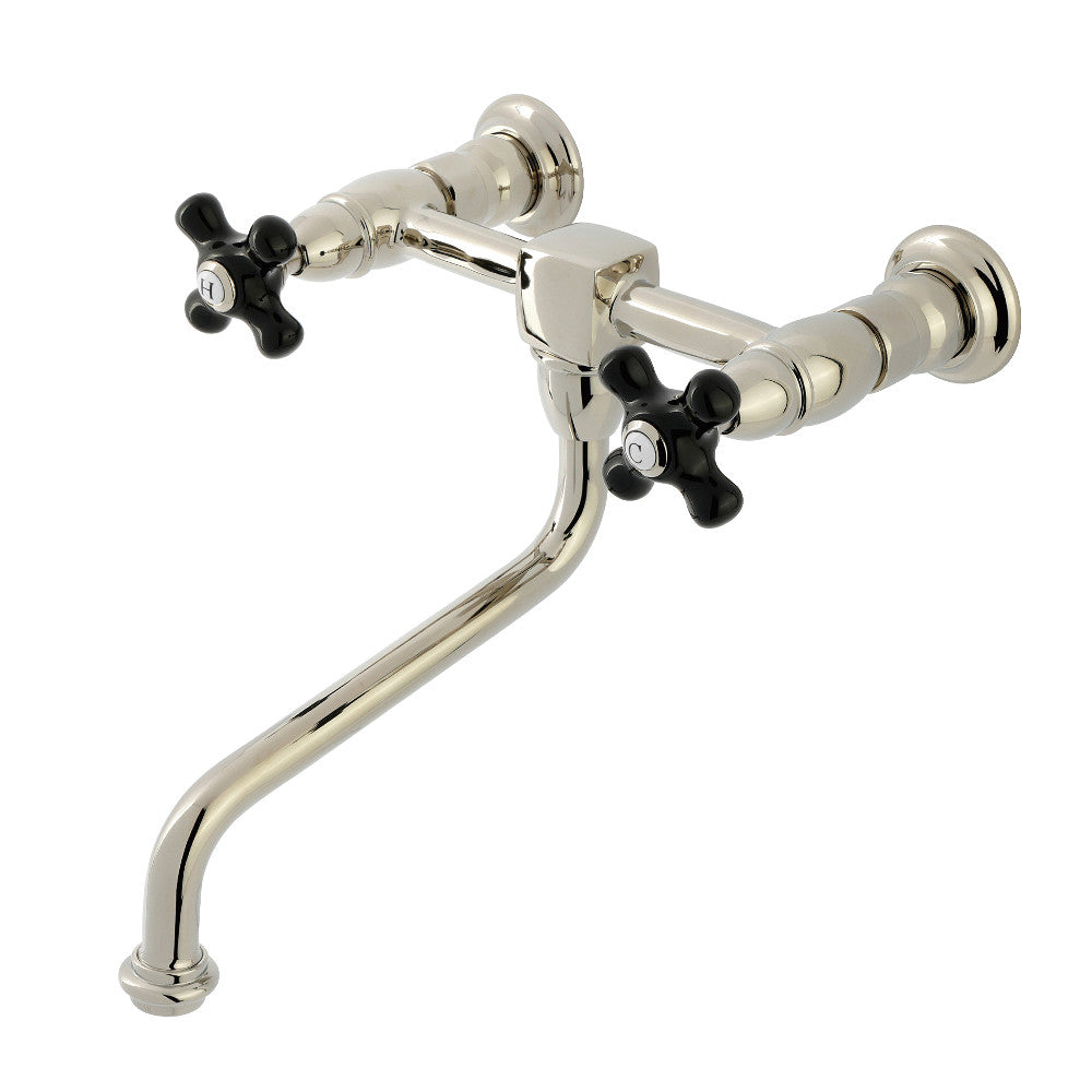 Duchess Wall-Mount Bathroom Faucet in Polished Nickel