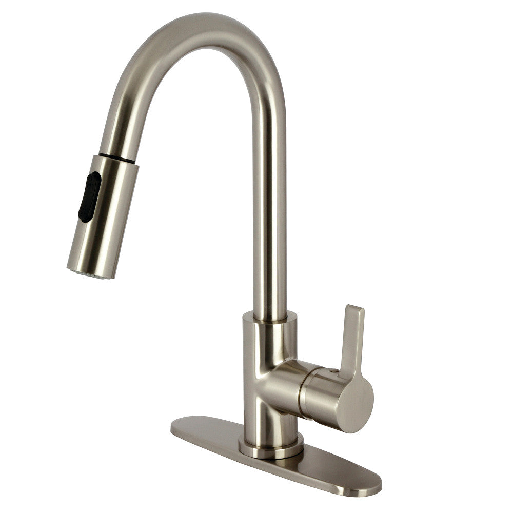 Continental Pull-Down Kitchen Faucet in Brushed Nickel
