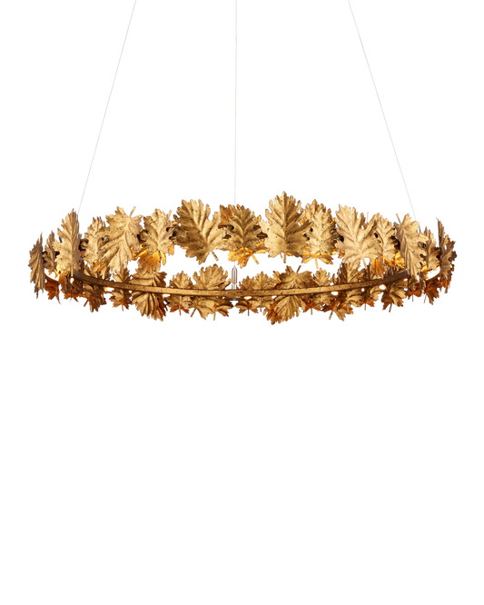 English Oak Chandelier