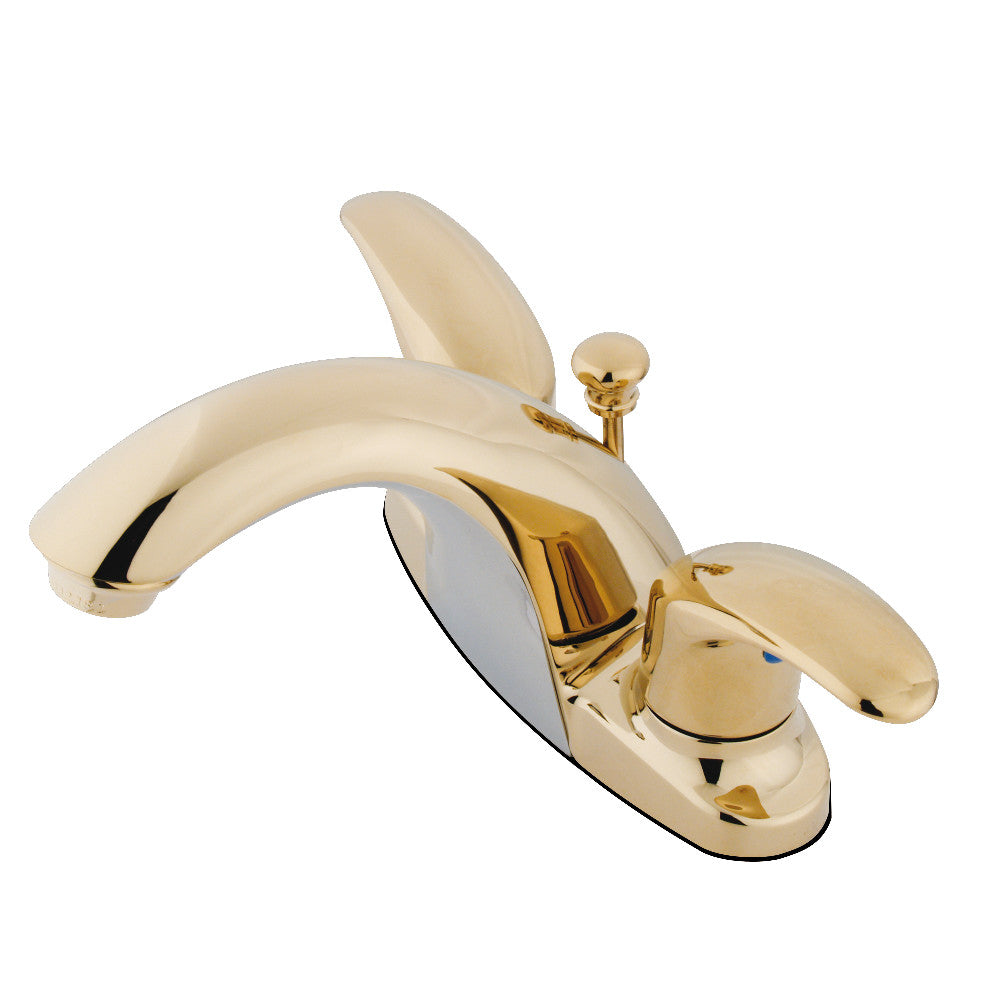 Legacy 4 Inch Centerset Bathroom Faucet in Polished Brass
