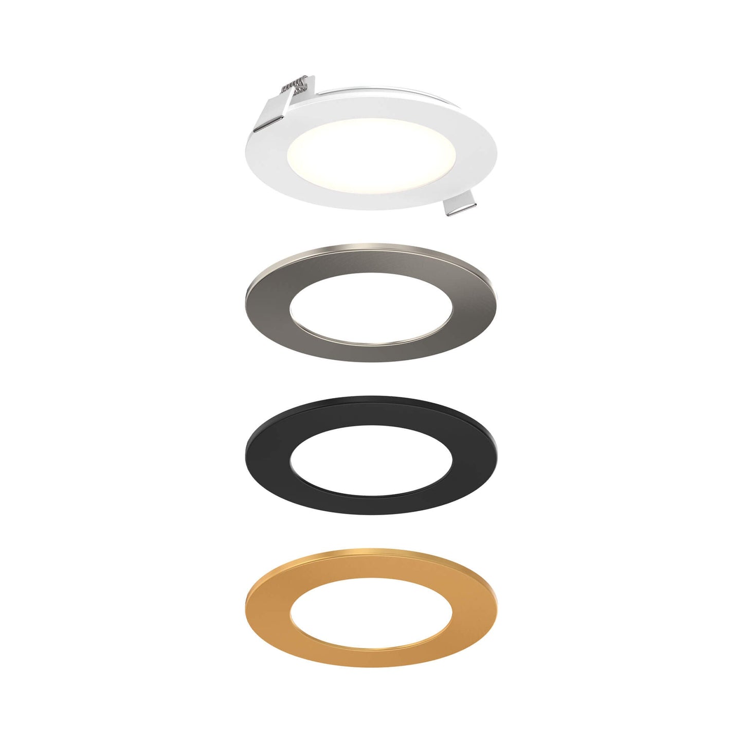 4 Inch Round LED Recessed Panel Light with Multi Trim