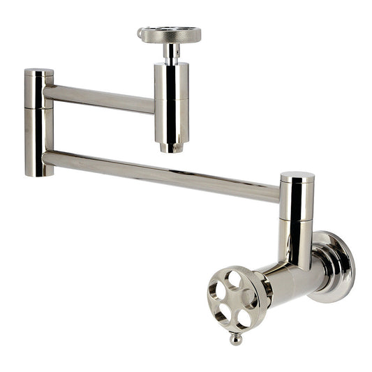 Wendell Pot Filler Faucet in Polished Nickel