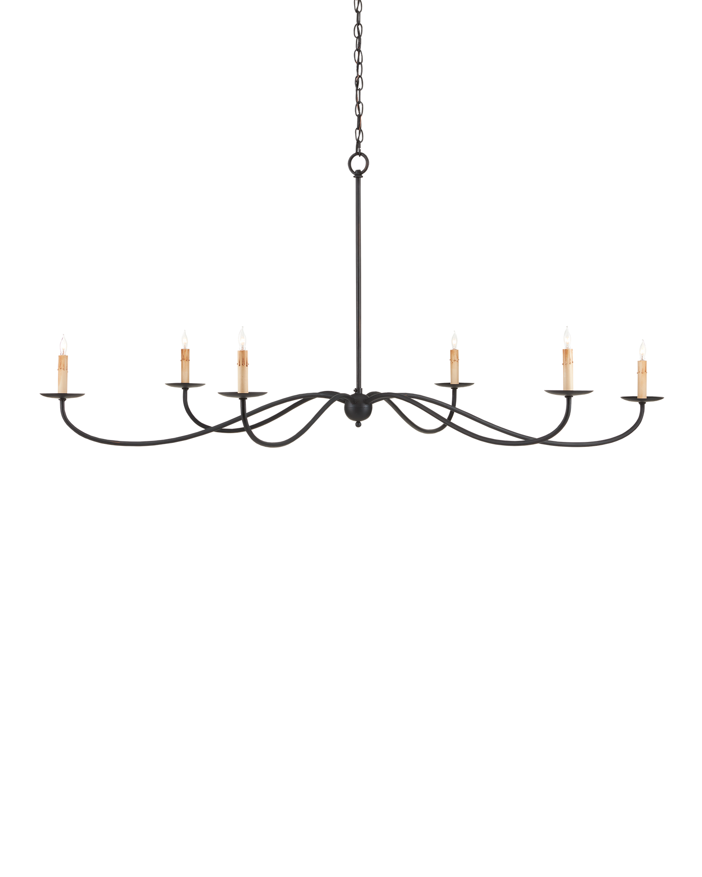 Saxon Large Black Chandelier