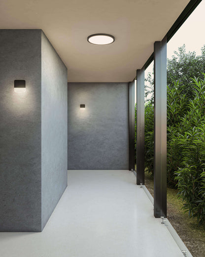 10 Inch Square Ultra Slim Wall Sconce