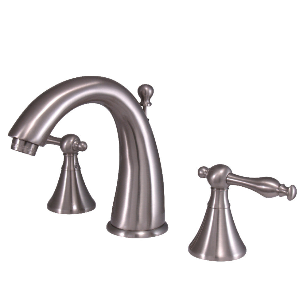 Naples Widespread Bathroom Faucet in Brushed Nickel