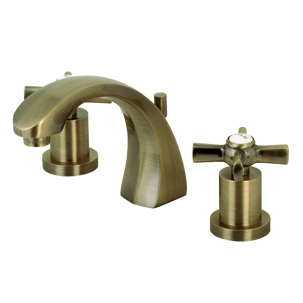 Millennium Widespread Bathroom Faucet in Antique Brass
