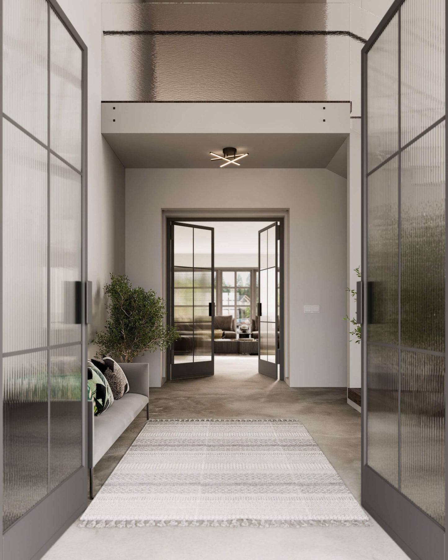 Three branch Flush mount