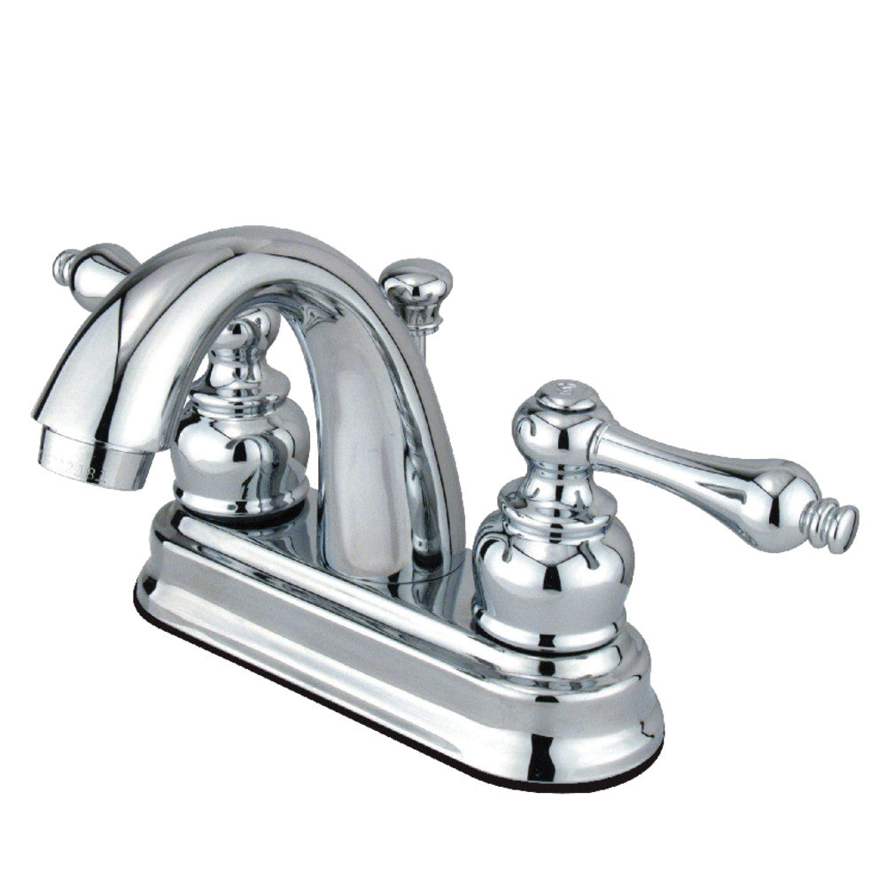 Restoration 4 Inch Centerset Bathroom Faucet in Polished Chrome