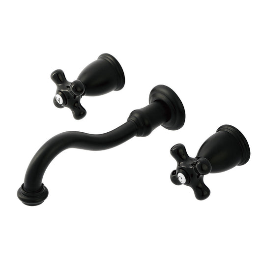 Duchess Wall-Mount Bathroom Faucet in Matte Black