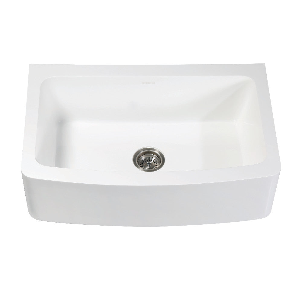 Arcticstone 33 Inch Farmhouse Kitchen Sink in White