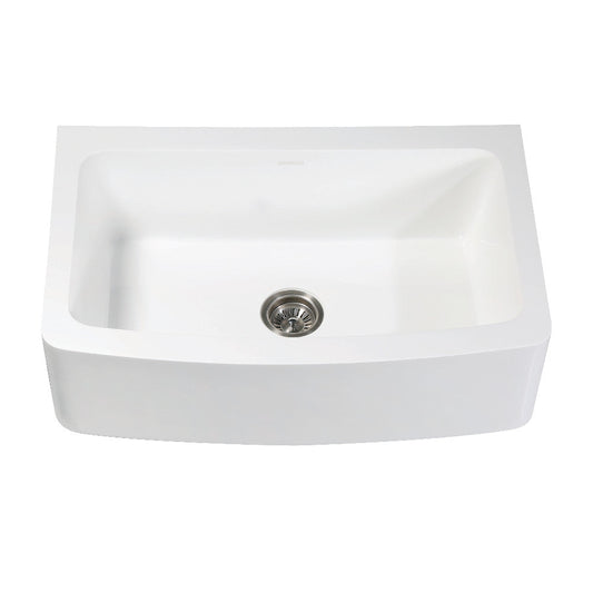 Arcticstone 33 Inch Farmhouse Kitchen Sink in White