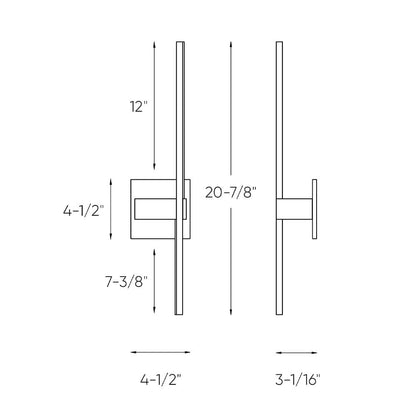 21 Inch Linear LED Wall Sconce