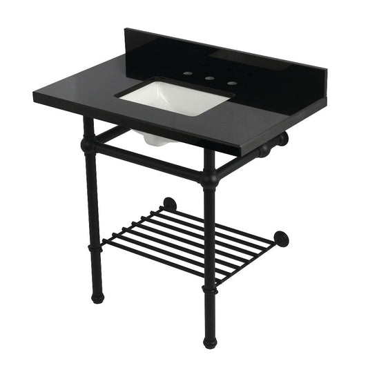 Templeton 36 Inch Console Sink in Black