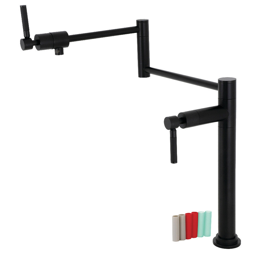 Kaiser Pot Filler Faucet in Matte Black