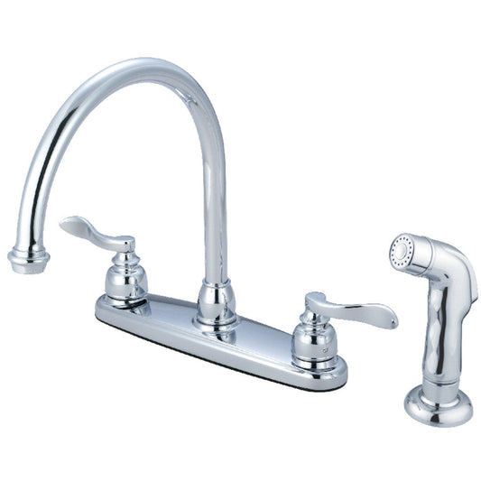 NuWave French Centerset Kitchen Faucet in Polished Chrome