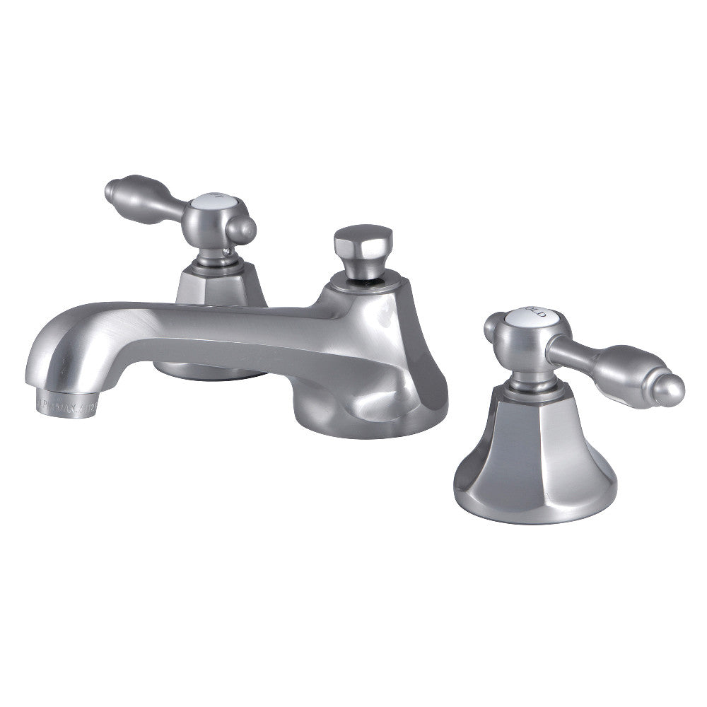 Tudor Widespread Bathroom Faucet in Brushed Nickel