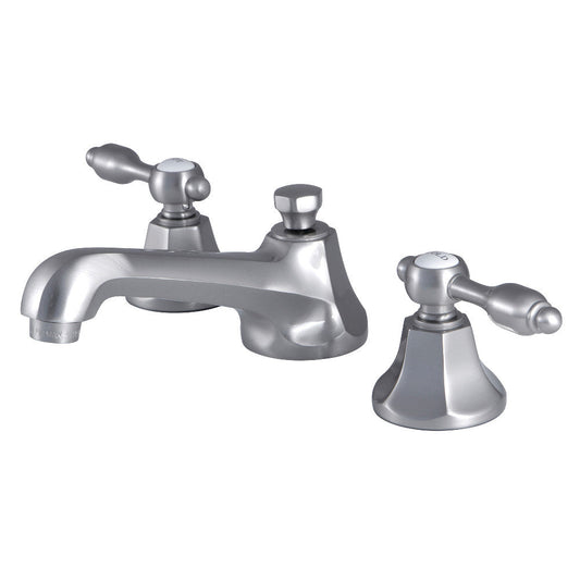 Tudor Widespread Bathroom Faucet in Brushed Nickel