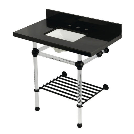 Templeton 36 Inch Console Sink in Black