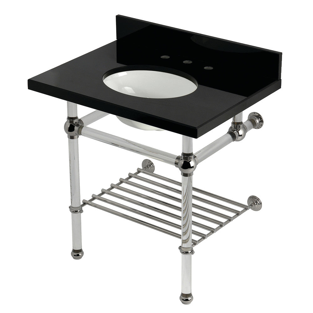 Templeton 30 Inch Console Sink in Polished Nickel