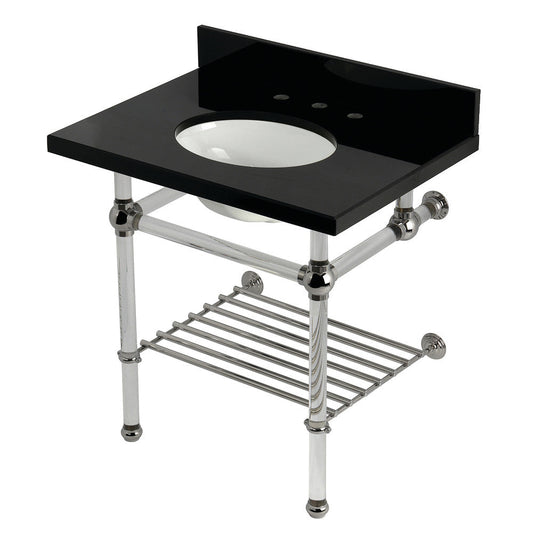 Templeton 30 Inch Console Sink in Polished Nickel