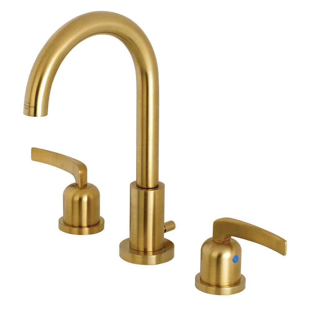 Centurion Widespread Bathroom Faucet in Brushed Brass