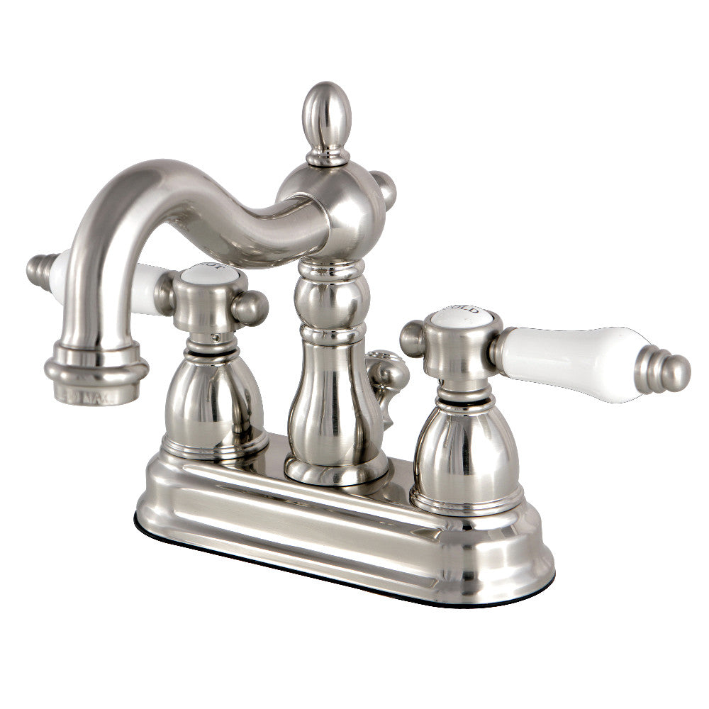Bel-Air 4 Inch Centerset Bathroom Faucet in Brushed Nickel