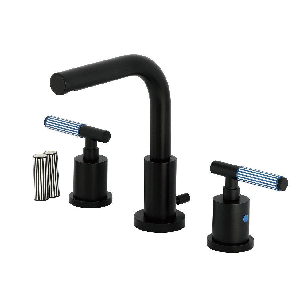 Verona Widespread Bathroom Faucet in Matte Black