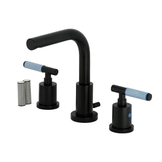 Verona Widespread Bathroom Faucet in Matte Black