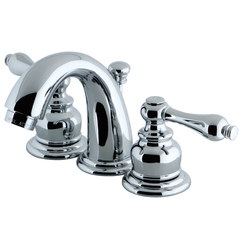 Victorian Widespread Bathroom Faucet in Polished Chrome