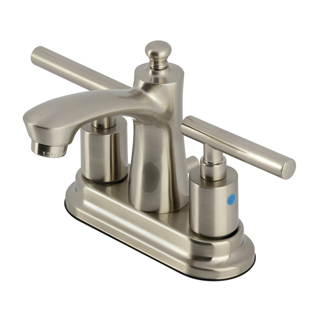 Manhattan 4 Inch Centerset Bathroom Faucet in Brushed Nickel