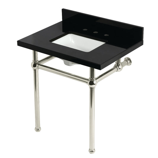 Templeton 30 Inch Console Sink in Polished Nickel