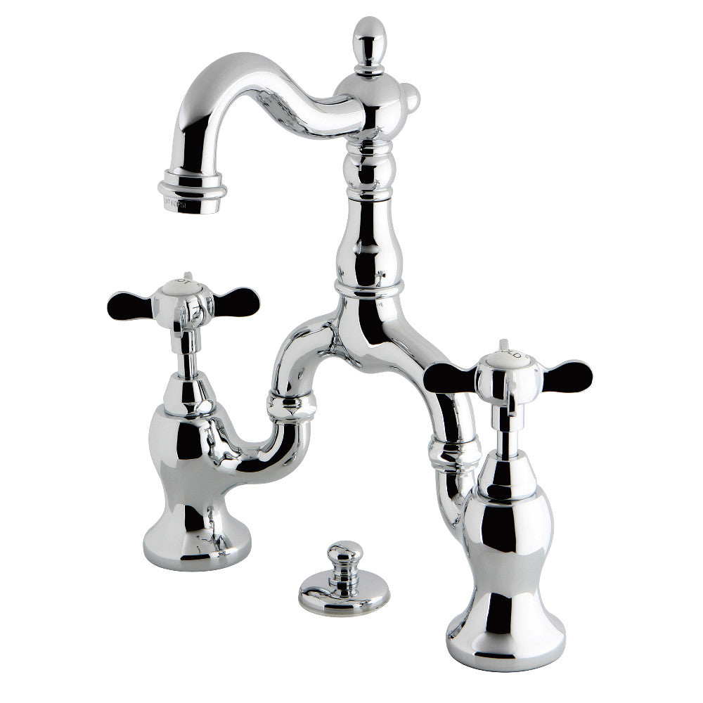Essex Bridge Bathroom Faucet in Polished Chrome