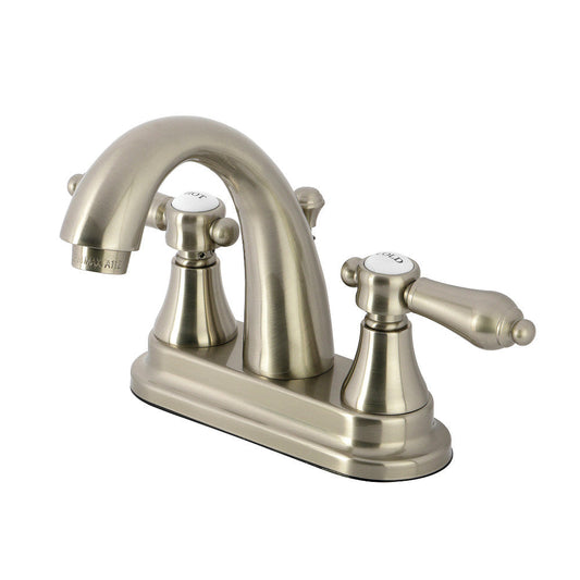 Heirloom 4 Inch Centerset Bathroom Faucet in Brushed Nickel