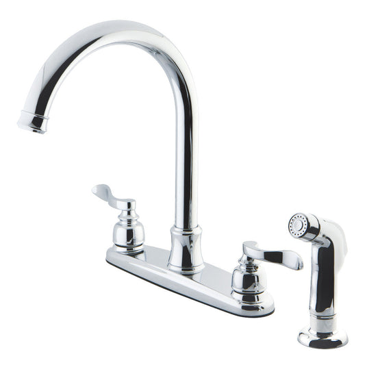 NuWave French Centerset Kitchen Faucet in Polished Chrome