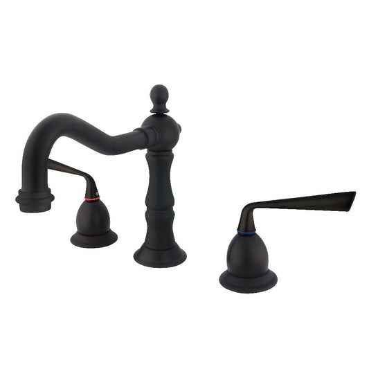 Silver Sage Widespread Bathroom Faucet in Oil Rubbed Bronze