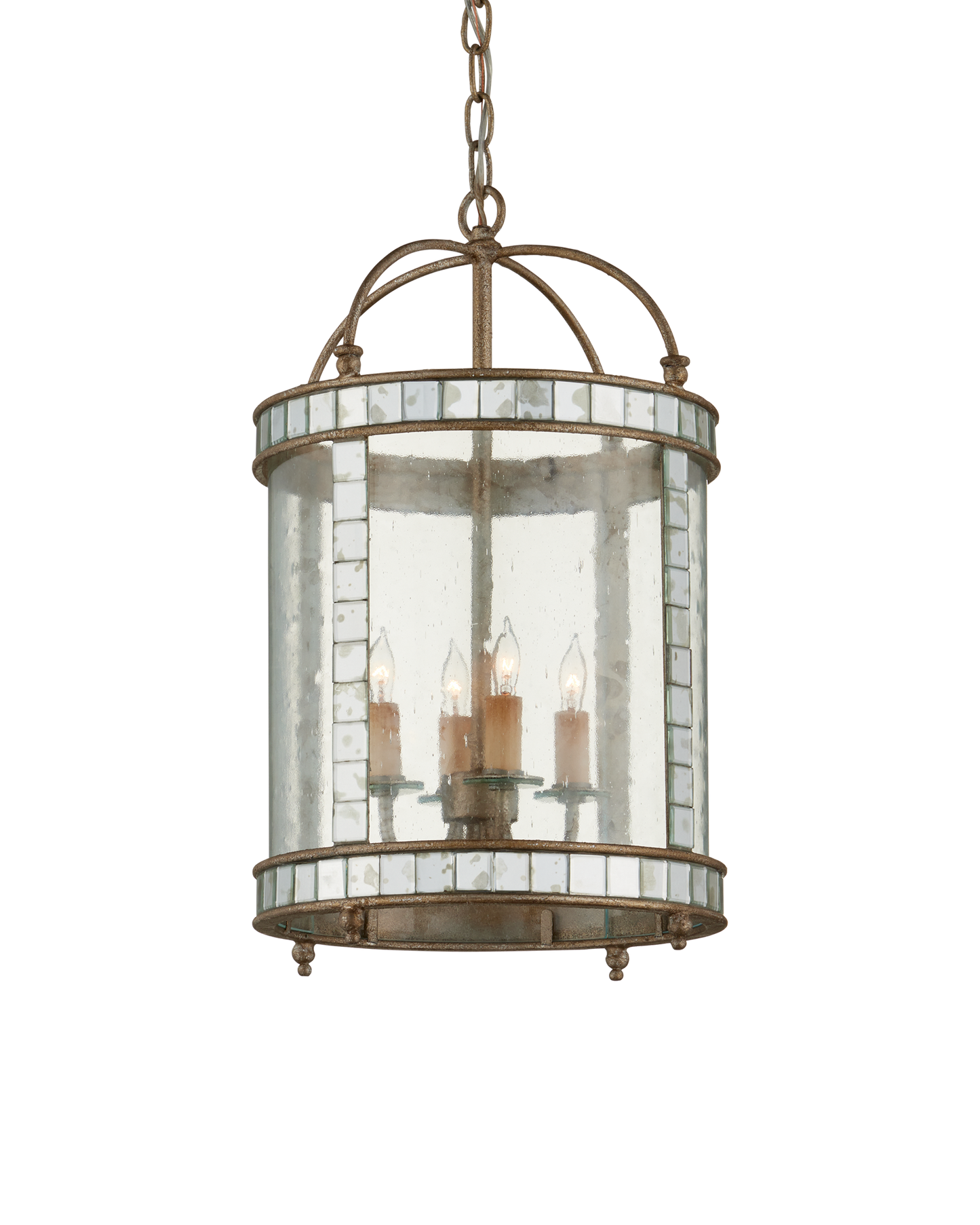 Corsica Small Silver Lantern