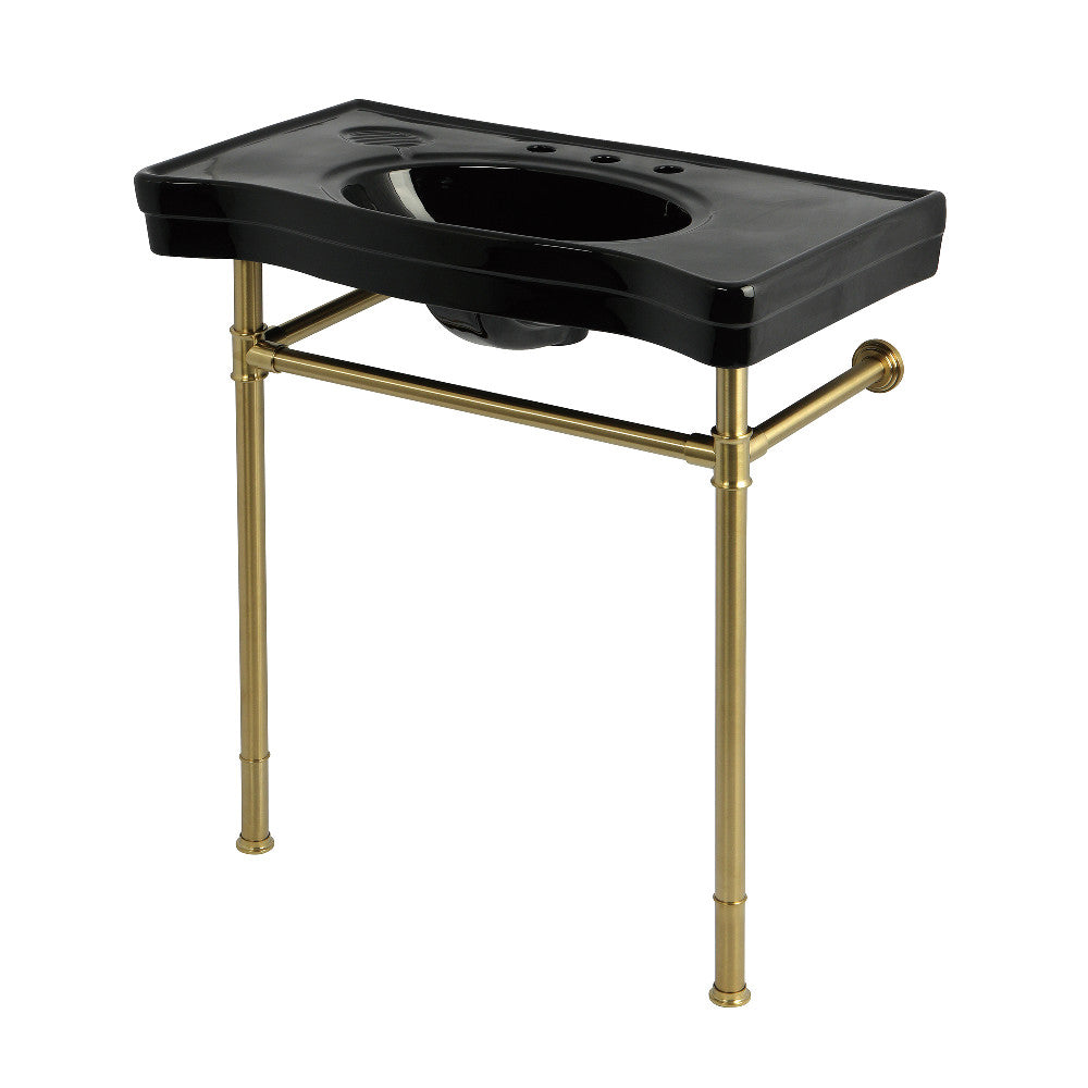 Imperial 35.81 Inch Console Sink in Brushed Brass