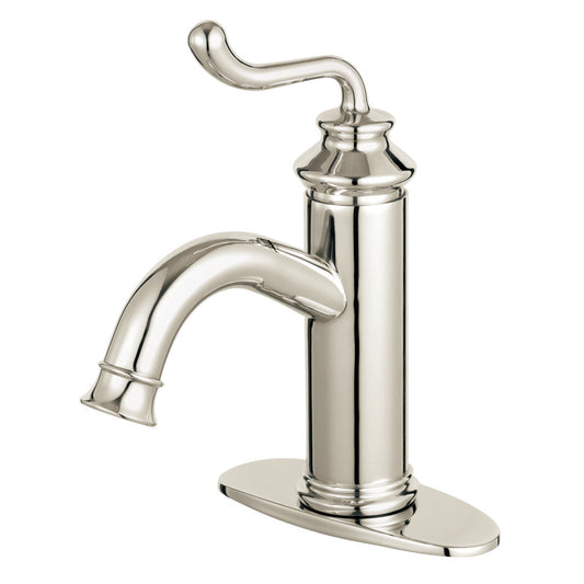 Royale Single-Hole Bathroom Faucet in Polished Nickel