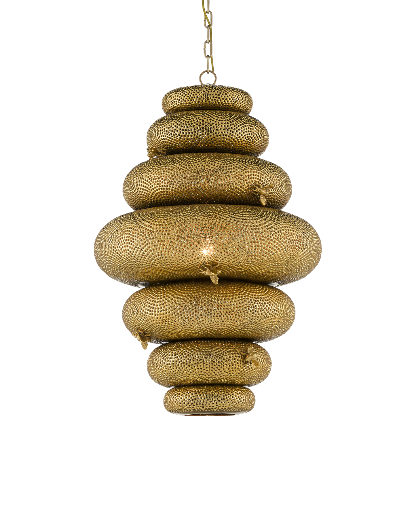 Bee My Honey Gold Chandelier