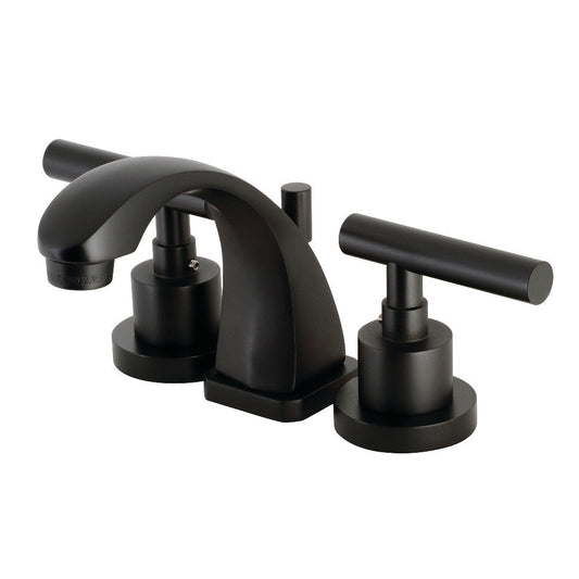 Manhattan Widespread Bathroom Faucet in Matte Black