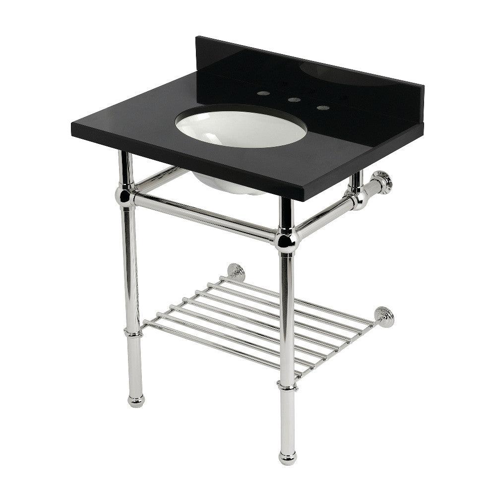 Templeton 30 Inch Console Sink in Polished Nickel