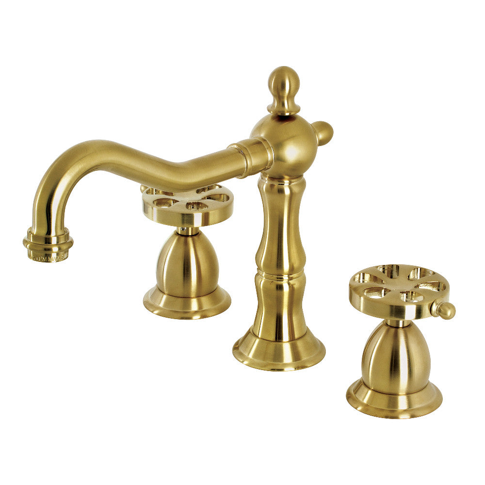 Belknap Widespread Bathroom Faucet in Brushed Brass